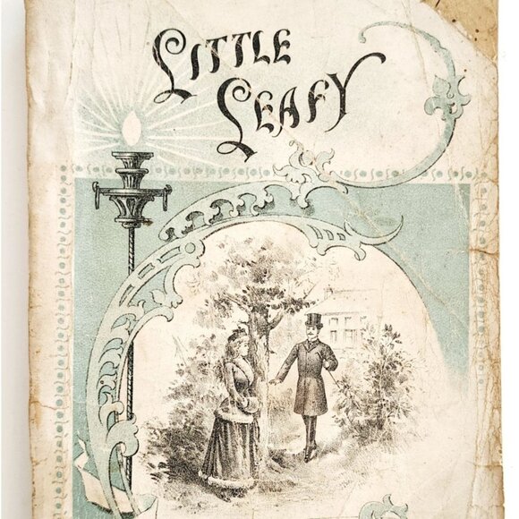 1891 Victorian Paperback Little Leafy Laura Jean Libbey 1st Edition Rare C82 - Picture 1 of 6
